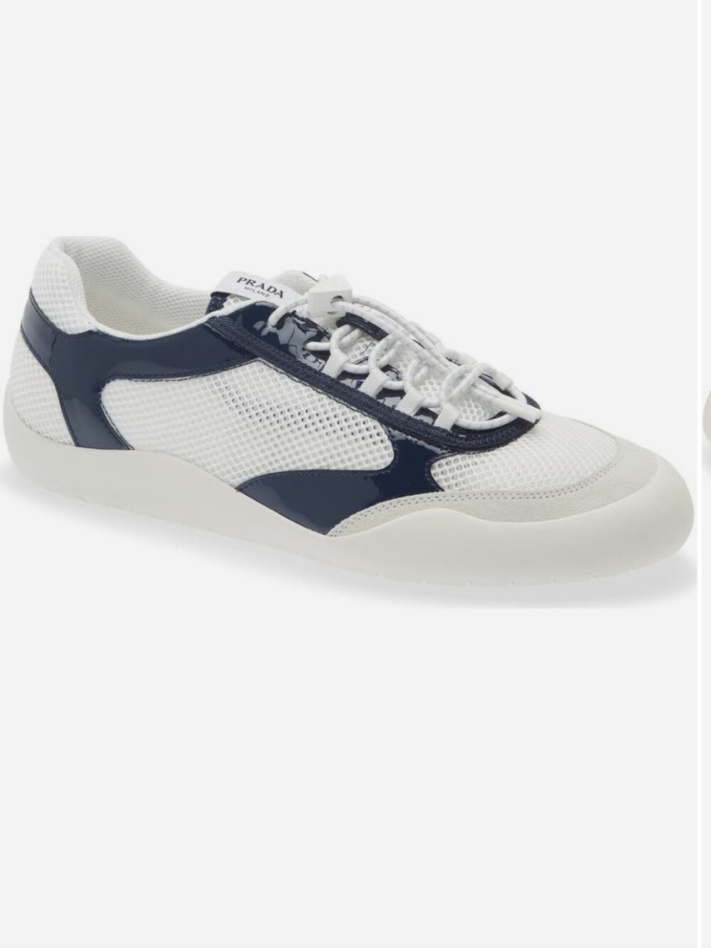$1,070 PRADA Speedrock Mesh & Leather Sneakers UK 10.5 US 11.5  EU 44.5 BNIB